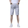 Jeans masculinos designer moda denim shorts verão fino macio elástico versátil alta moda cinco pontos calças homens 0mrj