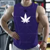 Herrtankstoppar Sommar Men Gym Fitness Muscle Training Snabbtorkning Sport ärmlös skjorta Male O Neck Vest Sportwear Clothing