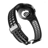 Titta på band magnetiska D-Buckle-rem för Samsung Galaxy 4 5 44mm 40mm/4 Classic 46mm 42mm Sport Armband Pro 45mm Band