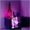 LED Strings 20leds Light Cork Glass Wine Copper String Christmas Party Party Holday Holday Light