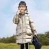 Down Coat 2024 Winter Jacket For Kids Girls Teenage Parka Snowsuit Waterproof Shiny Hooded Children Ytterkläder Kläder 5-12 år