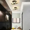 Plafonniers Moderne LED Allée Lumière Nordique Maison Surface Montée Lustre Pour Chambre Salon Couloir Décor Intérieur Lampe Suspendue