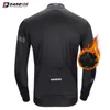 Darevie Cycling Jacket Thermal Fleece Warme Up Winter Windproect Cycling Jackets Män kvinnor för cykeljacka 240129