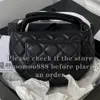 12a All-New Mirror Quality Designer Mini Kaviar Clutch Bags Damen Schwarze gesteppte Geldbörsen Luxurys Griff Handtaschen echte Lederbox-Tasche