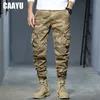 Caayu Joggers Cargo Pants Men Casual Hiphop Multocket Male Male Sweatpants Streetwear Tactical Track Khakicamouflage Pants 240124