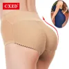 CXZD Mutandine imbottite per il sollevamento del sedere da donna Mutandine finte per l'anca Shapwear Slip intimo Plus Size Shaper