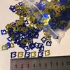 Bar Mitzvah Blue Nubmer 13 Confetti Boys Age 13th Birthday Party table decorations confettis 240124