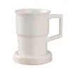 Botellas de almacenamiento, contenedor de cubiertos de cerámica, tubo de utensilios de cocina con escurridor, organizador de herramientas, caja, accesorios, tarro, 1 Uds.