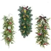 Decorative Flowers Simulated Pine Needle Wall Hanging Christmas Bell Berry Festival Atmosphere Decoration Artificial Plant Home