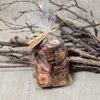 Fiori decorativi 50g Fette di tronchi di legno Dischi rotondi in vero legno naturale rustico per l'artigianato fai-da-te Forniture per feste di matrimonio Decorazioni per la casa