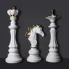Międzynarodowe szachy szachowe kreatywne figurki retro do dekoracji domu w domu akcesoria dekoracyjne