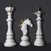 Resin International Chess Statue Creative Retro Figurines For Interior Home Decor Livingroom Desktop Decoration Desk Accessories 240119