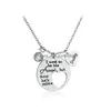 Pendant Necklaces Daddy Dad Necklaces Loss Memory Now Hes Mine Love Pendant Necklace Gifts For Or Daughter Family Exquisitenecklace Dr Dh6Nk