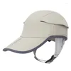 Casquettes de baseball d'été imperméables chapeaux de baseball pour hommes femmes UPF 50 pliable protection UV randonnée plage pêche safari séchage rapide