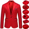 Herenpakken Slim Fit Man Blazer Kantoor Jasje Heren Jassen Trouwjurk Jassen Casual Business Mans