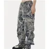 Pantalons pour hommes Pantalons pour hommes printemps d'été Hip-Hop Camouflage Camouflage Jeans Straitement Ligue Loose Loose Wearproof Handsome Drop délivre Dhkoj