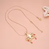 Pendant Necklaces Anime Winx Of Club Stella Fairy Dust Stars Necklace Delicate With Crystal Dangle Jewelry For Daughter Girls