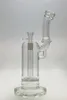 Vintage-Ratschen-Bubbler-Glasbong-Wasserpfeife mit Perkolatoren, 18,8-mm-Gelenkkopf, Original-Glasfabrik hergestellt, mit Kundenlogo von DHL UPS CNE