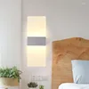 Vägglampa Rätt vinkel LED Akryl 4/6/12/18W Modernt enkelt inre sovrum vardagsrummet Bedside Corridor Door EL AC90-260V