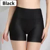 Culotte Femme Sans Couture Femmes Shorts De Sécurité Taille Haute Glace Soie Sous-Vêtements Solide Couleur Boxer Pour Les Filles Sous La Jupe Taille L-XL