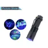 Torches Brelong Portable Blu-ray 365nm LED LEDLIGHT Mini taktyka ostrości mtifunction 3 Tryb Black Transform Focal Długość DHOPJ