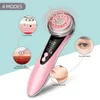 Cryotherapy Led Hot Cold Hammer Facial Lifting Tightening Vibration Massager Face Body Spa Import Export Toning Device