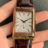 Часы MG Reverso Flip с двумя часовыми поясами Carl F Bucherer с белым циферблатом и дизайнерскими часами с механическим ручным заводом калибра 854A/2 от