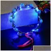 Dekorative Blumenkränze Dekorative Blumenkränze Led Kranz Kleid Haargirlande Braut Brautjungfer Blumenkrone Hawaii Seaside Ho Dhhx6