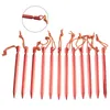 Çadır ve Barınaklar Çadır Stakes Pegs Tırnaklar Set Evrensel Y şekilli 12 Pcs 18cm 1.2cm Alüminyum Alaşım Backpacking Dış Mekan Kampı