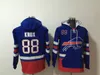 Buffalo''Bills''Men #17 Josh Allen 88 Dawson Knox 14 Stefon Diggs Custom Red/Royal Ageless Must-Have Lace-Up Pullover Hoodie