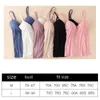 Camisoles Tanks Dames Eendelige mouwloze slanke tanktop met borstkussentje Effen Kleur Zacht Glad Schokbestendig Casual Sportvest BH