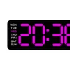 Wall Clocks Desk Clock With Temperature Digital Alarm Decor Modern For Home