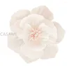 Decorazione per feste 1 pz Set di fiori di carta crespa Farfalla Foglie Sfondo Muro Forniture di compleanno per la scuola materna Casa