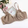 Sutiãs Bras PariFairy Cor Sólida Plus Size 36-52 D E F Cup Mulheres Sutiã Intimate Underwear Confortável Cobertura Completa Lingerie Top YQ240203