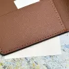 Fashion Designer Checkbook Wallet Card Holder Mens Wallet Key Holder Pocket Interior Slot with box Top quality genuine leather Wallet