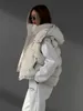 生まれたキルティングジャケットの女性冬のルーズパーカスコートヴィンテージベルトティーアウトウェアオフィスレディースウォームコットンパフジャケット240123