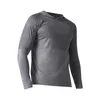 T-shirt da uomo Primavera Estate Maglia con cappuccio Asciugatura rapida Uomo Manica corta Allenamento per uomo Vestibilità ampia Spandex