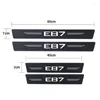 Interior Accessories Car Door Sill Protective Plate Threshold Strips Rear Trunk Bumper Film Stickers For BMW E87 Logo Modified Styling