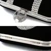 Luxury Women Evening Bags Diamond Luxury Clutch Bag Party Diamonds Lady Black Red Chain Shoulder Bag Handväskor för handväska 240130