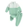 Kläder set mababy 6m-5y småbarn spädbarn barn baby flicka pojke kläder lång ärm toppar byxor barn outfit hösten vår casual tracksuit