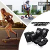 Ginocchiere per adulti/bambini Gomitiere Protezioni per i polsi Set di protezioni 3 in 1 per skateboard multisport Pattinaggio Ciclismo Scooter 240131