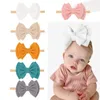 Hair Accessories Cute Big Bow Baby Headband For Girl Nylon Head Bands Turban Born Headbands Hairbands Kids