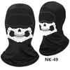 Skull Men Balaclava Mask Cycling Hat Sunscreen Face Cover Motorcykelcykel Huvudbonad full ansikte bandana andningsbar vindtät mössa 240119