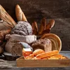 Assiettes à tisser panier à pain, décor de Table basse, plateau de rangement décoratif en bois et rotin