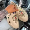 Sandals Women Slippers With Charms Design Outdoor Big Size EVA Men Slipper Non-Slip Flip Flop Comfortable Female Casual Shoes