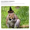 Hundebekleidung 1 Set Halloween Hamster Hut Kit Meerschweinchen Fliege Schal Kleine Haustier Kleidung Dekor Cosplay