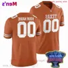 S-6XL Custom NCAA Texas Longhorns College Football Jerseys 3 Quinn Ewers 52 DJ Campbell 0 Ja'tavion Sanders 5 Bijan Robinson 78 Kelvin Ba High