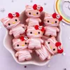 Decorative Figurines 10Pcs Resin Colorful Kawaii Wounded Bandage Cat Flatback Stone Figurine Christma Decor Accessorie DIY Hair Bow