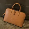 Business Womens Briefcase Leather Handbag Women Totes 15.6 14 Inch Laptop Bag Shoulder Office Bags For Female