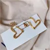 Hänge halsband designer för kvinnor mode smycken långa guld halsband hjärtformade armband örhängen örhängen lämplig mödrar tjej2 otnvy